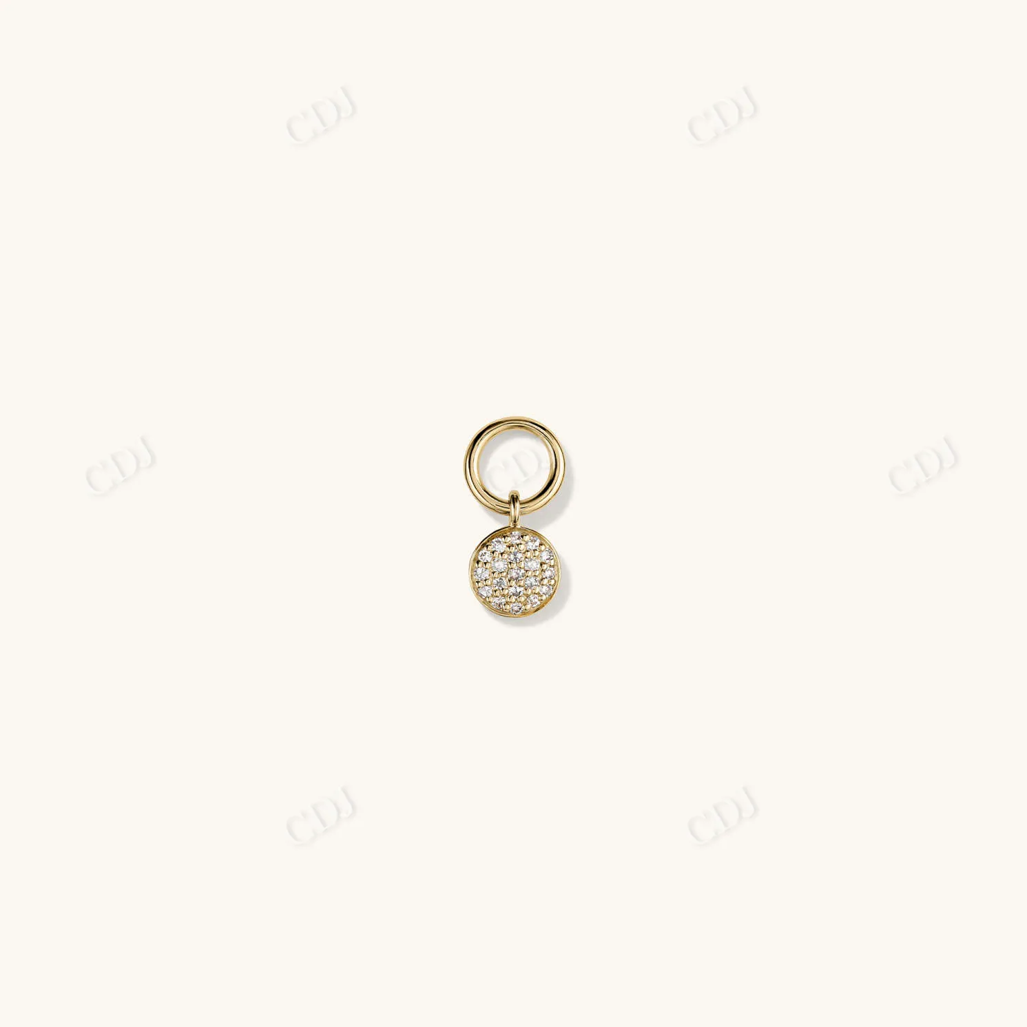0.039CT Lab Grown Round Diamond Earrings