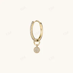 0.039CT Lab Grown Round Diamond Earrings
