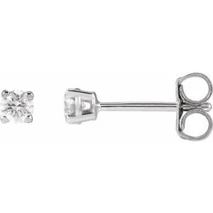 14K Yellow 1/5 CTW Lab-Grown Diamond Stud Earrings