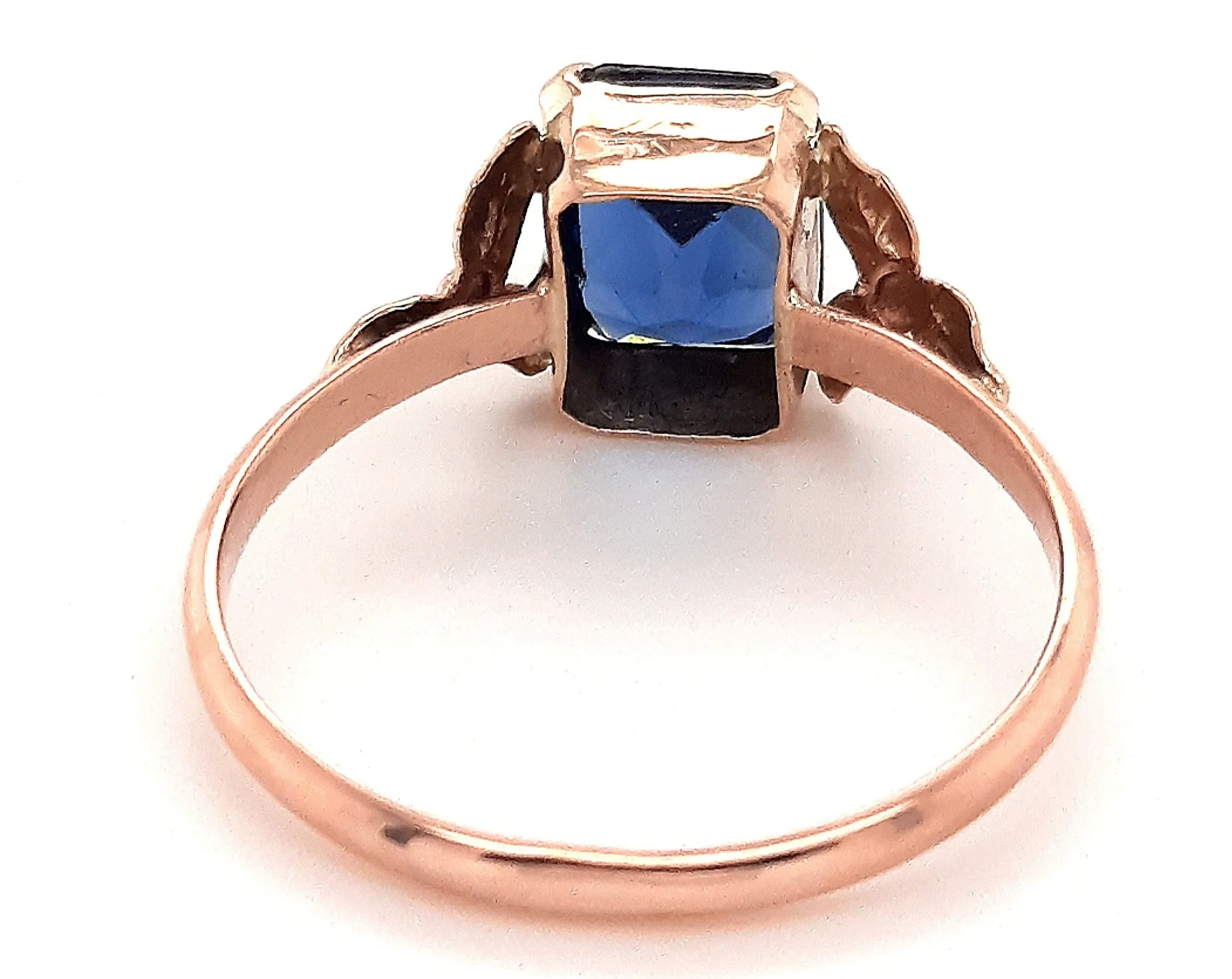 9ct Yellow Gold & Sapphire Vintage Ring
