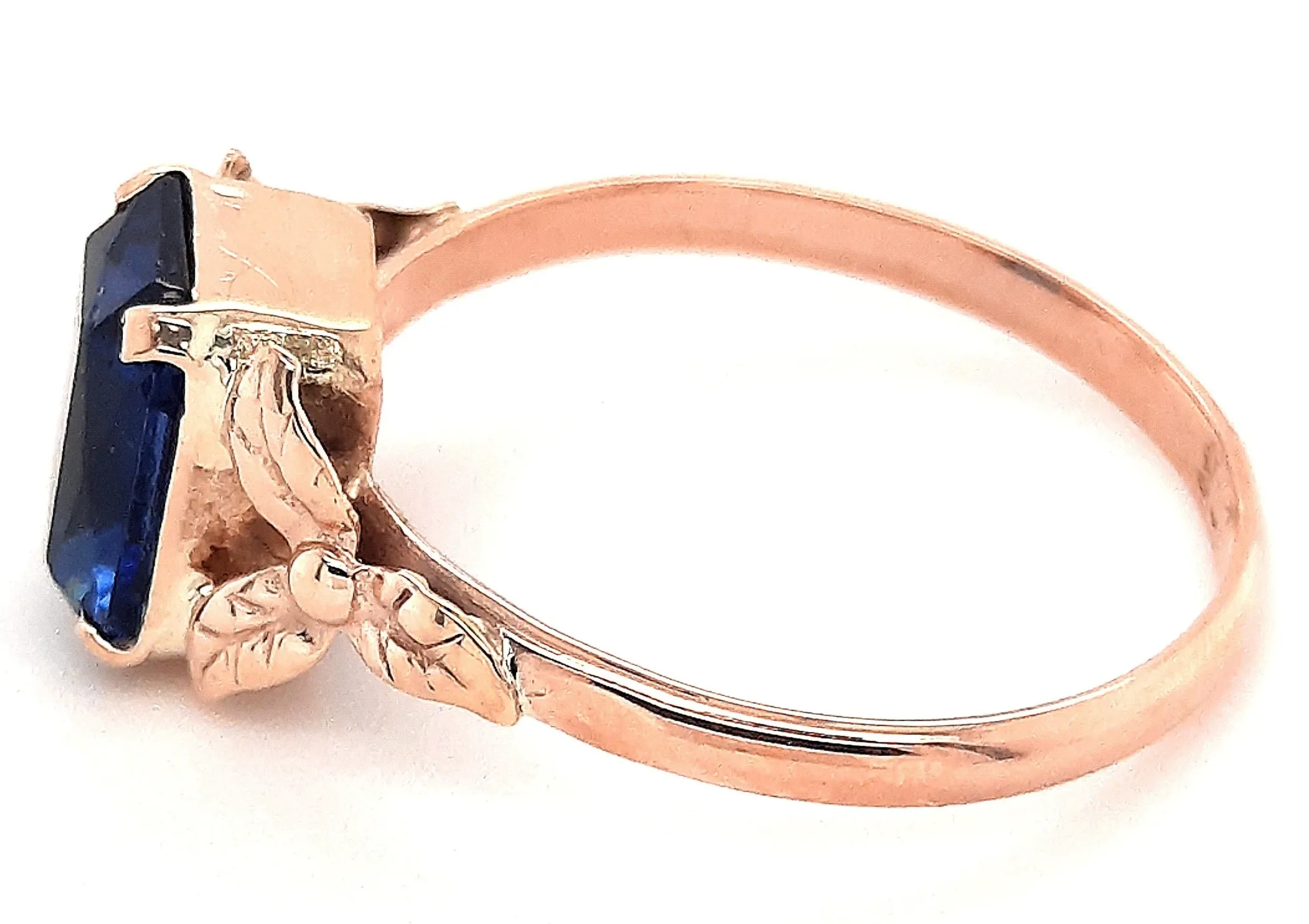 9ct Yellow Gold & Sapphire Vintage Ring