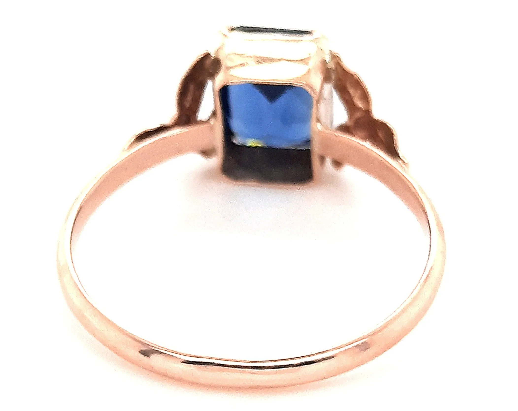 9ct Yellow Gold & Sapphire Vintage Ring