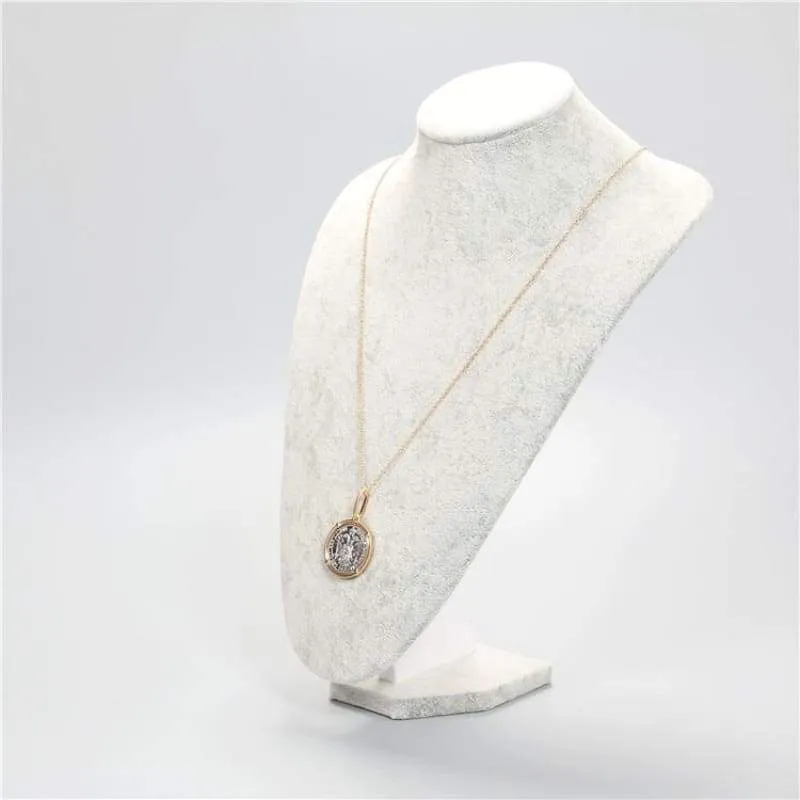 AL-N84295 /TRACYSGER/ Gold coin necklace