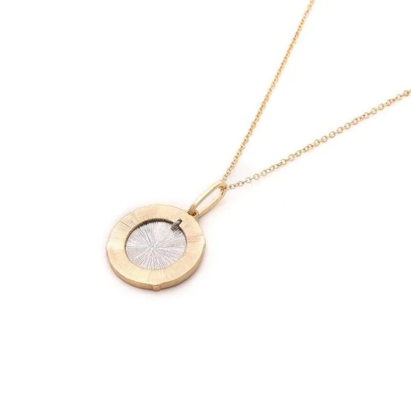 AL-N84295 /TRACYSGER/ Gold coin necklace
