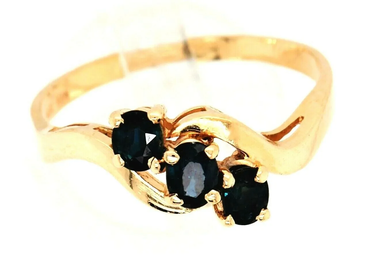 Australian Sapphire 14ct Yellow Gold Ring