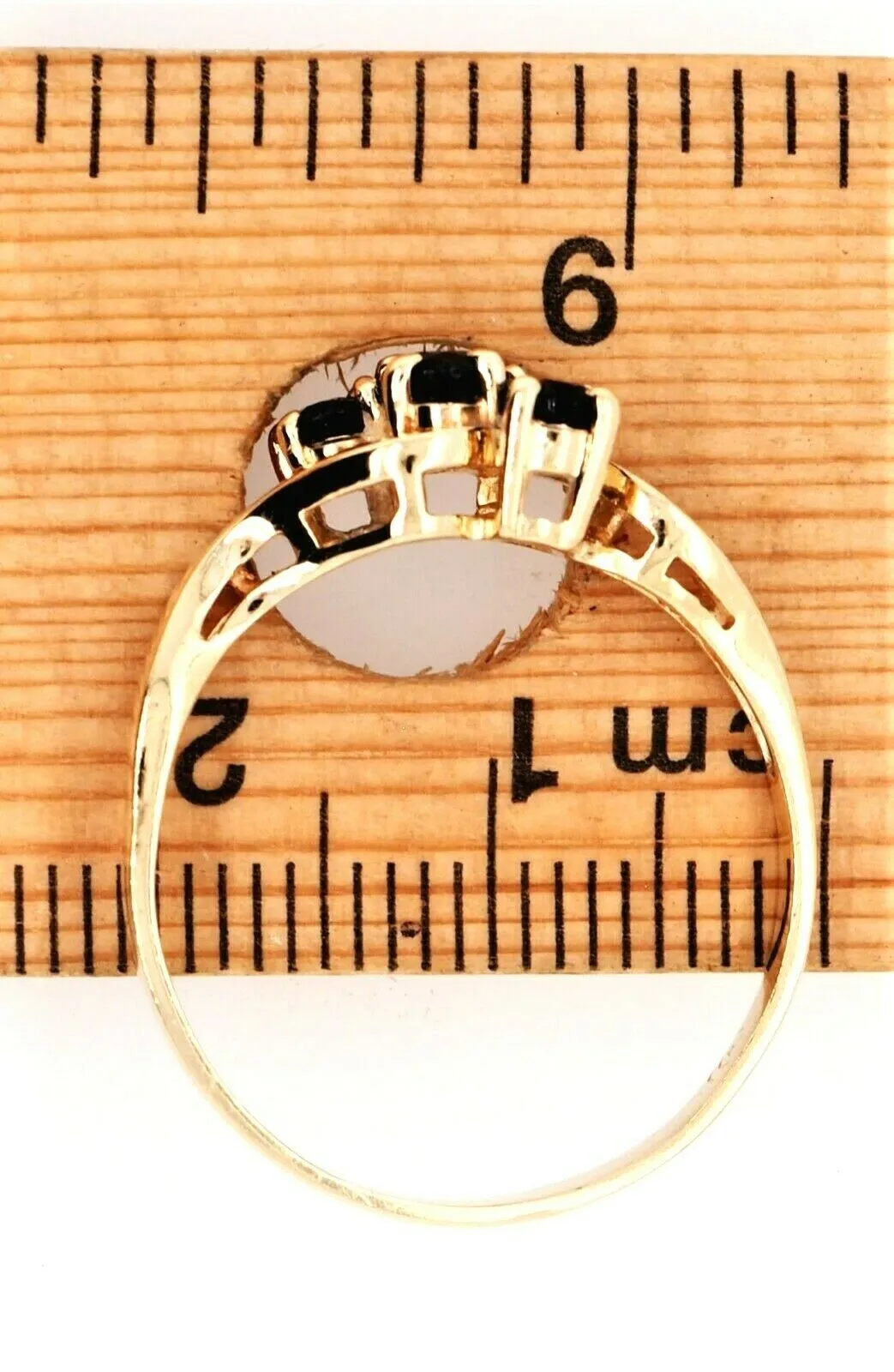 Australian Sapphire 14ct Yellow Gold Ring