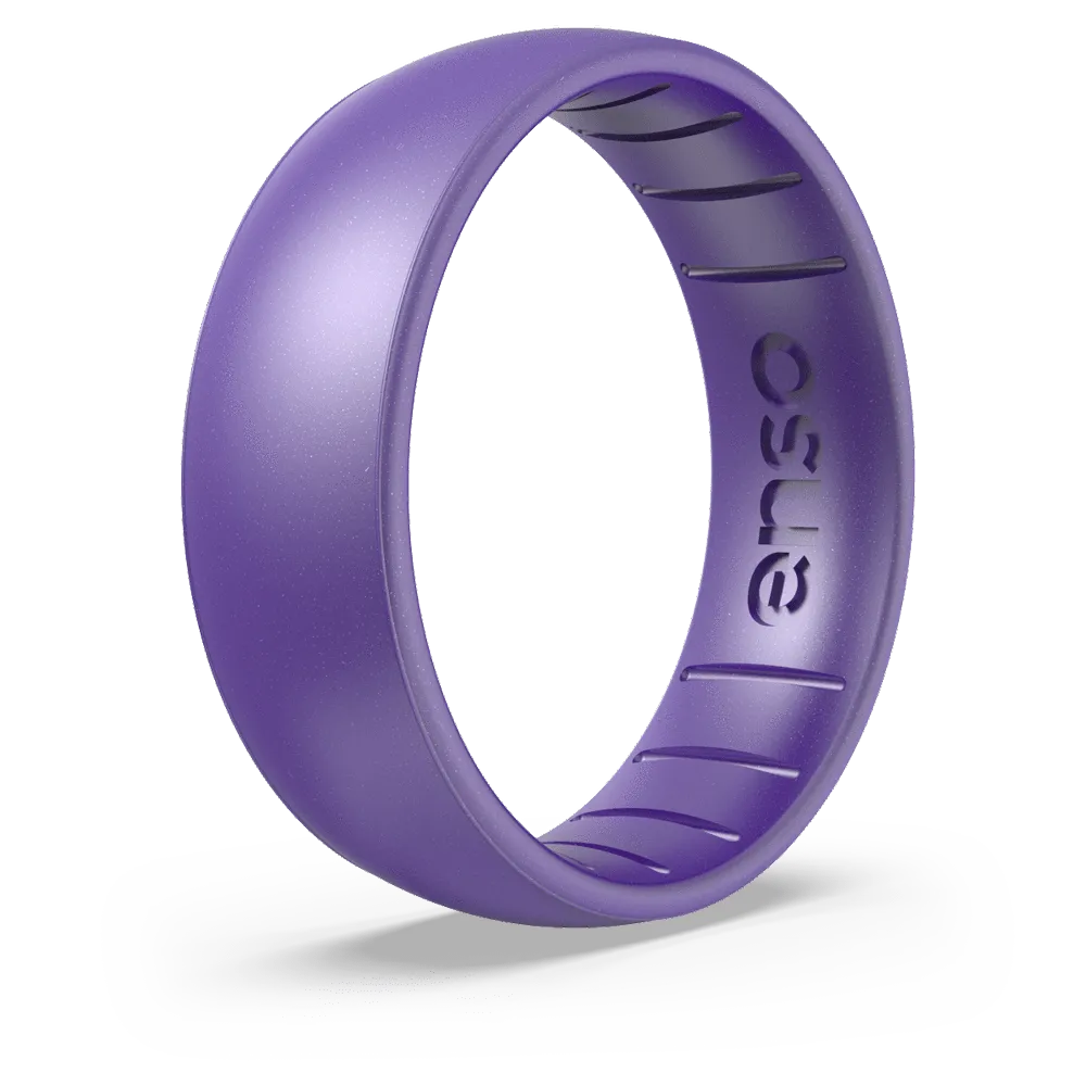 Birthstone Classic Silicone Ring - Amethyst