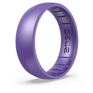 Birthstone Classic Silicone Ring - Amethyst