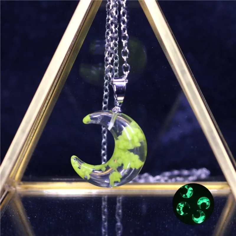 Blue Sky White Cloud Chain Necklace