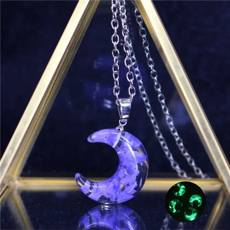 Blue Sky White Cloud Chain Necklace