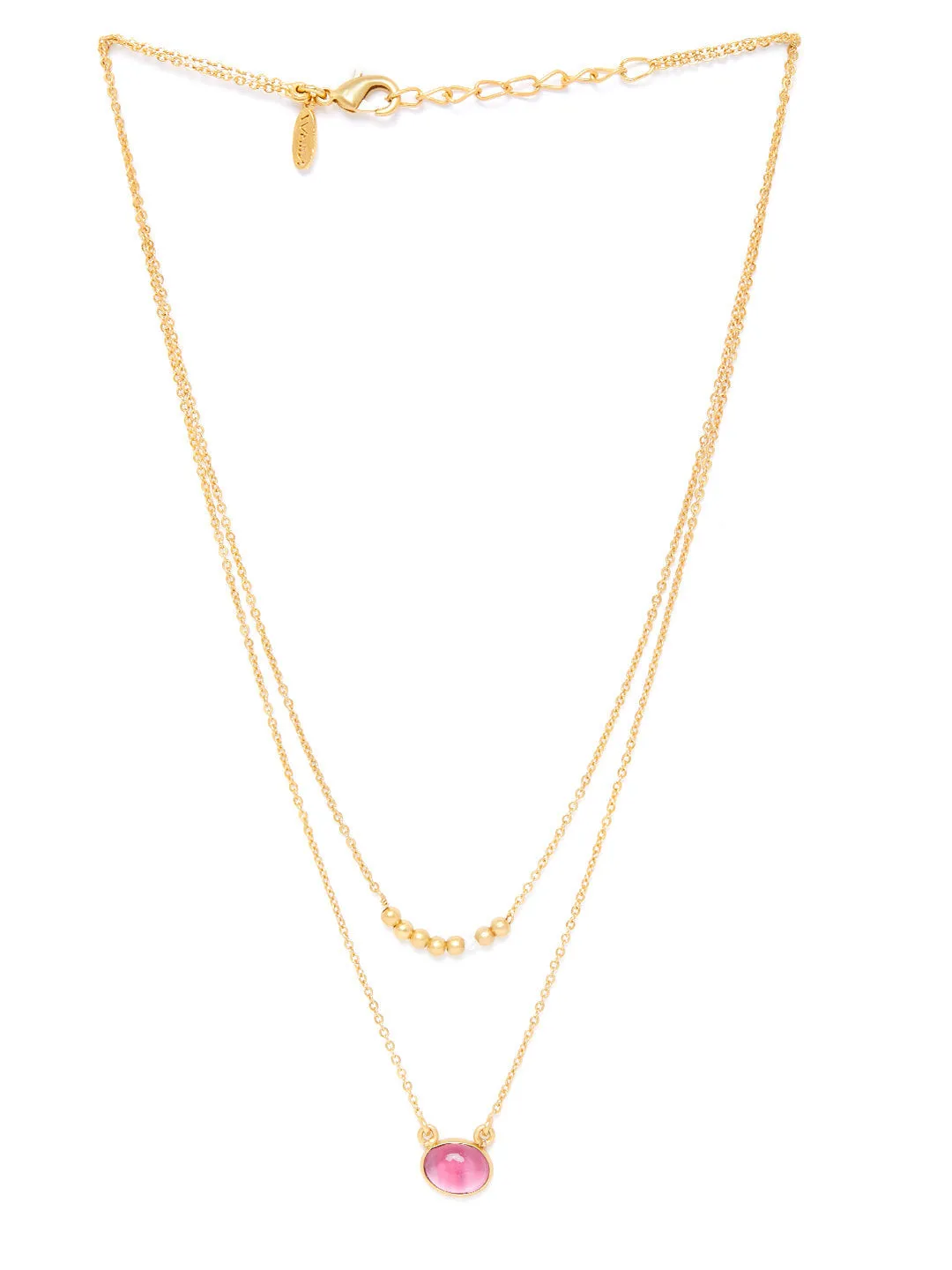 Cancer Double Stone Necklace