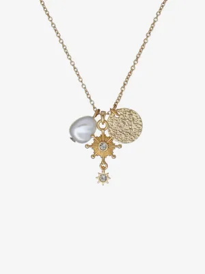Celstic Celestial Pearl Clust Gold