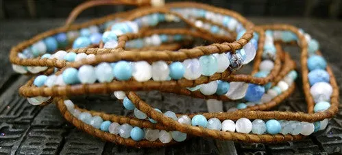 Chan Luu Turquoise Mix Wrap Bracelet