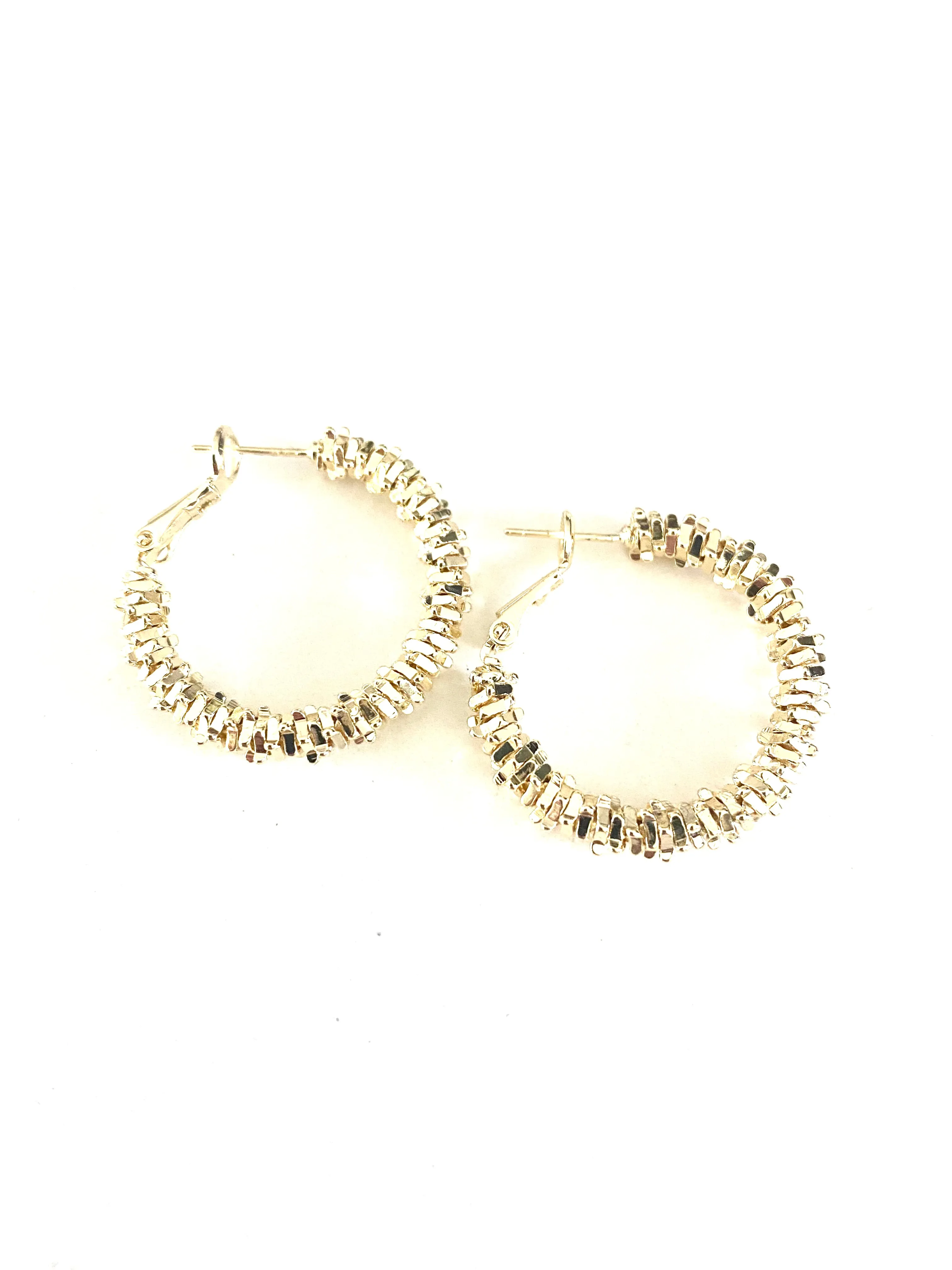 Cluster Hoop Earring