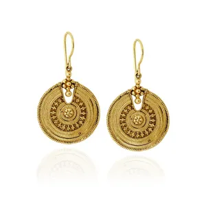 Days of Yore Erinna Earrings - Gold