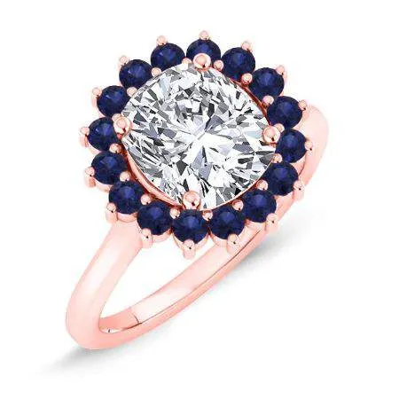 Dicentra - Cushion Diamond Engagement Ring