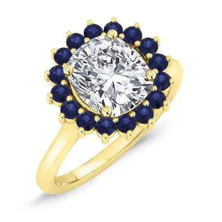 Dicentra - Cushion Diamond Engagement Ring