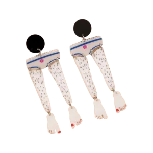 Earrings - Hairy legs drops