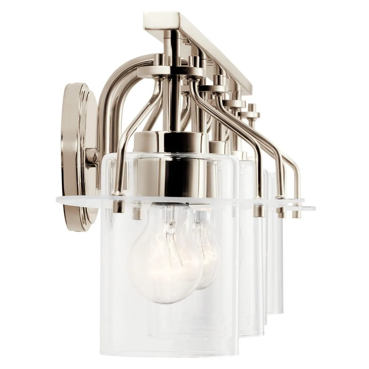 Everett 34 in. 4 Lights Vanity Light Nickel Finish