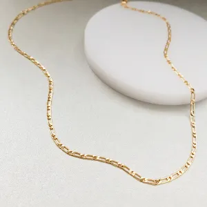 Figaro Chain Gold Necklace