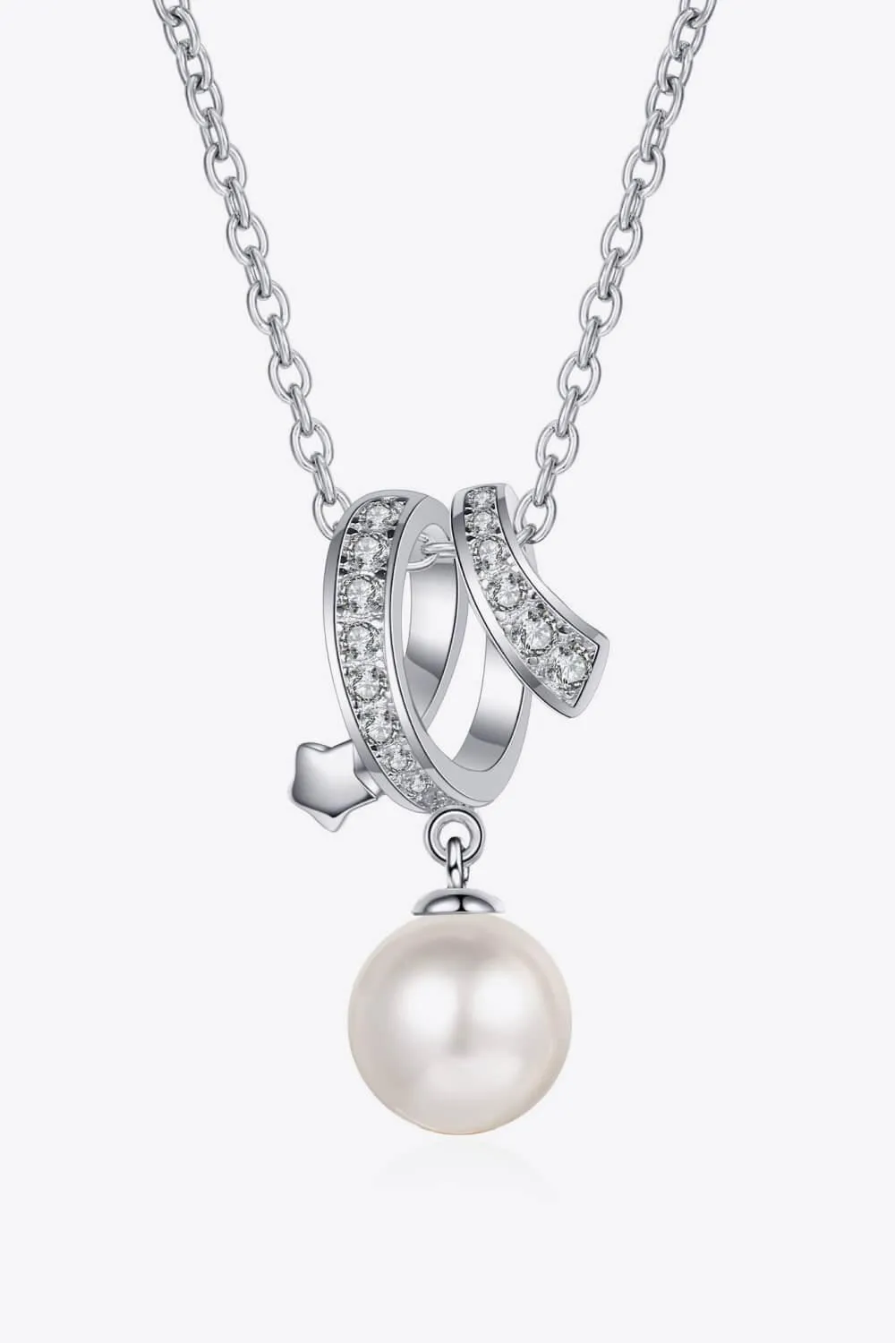 Give You A Chance Pearl Pendant Chain Necklace