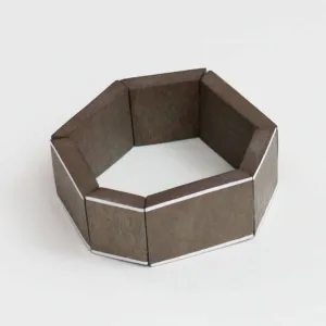 Grey Geometric Amelia Bracelet