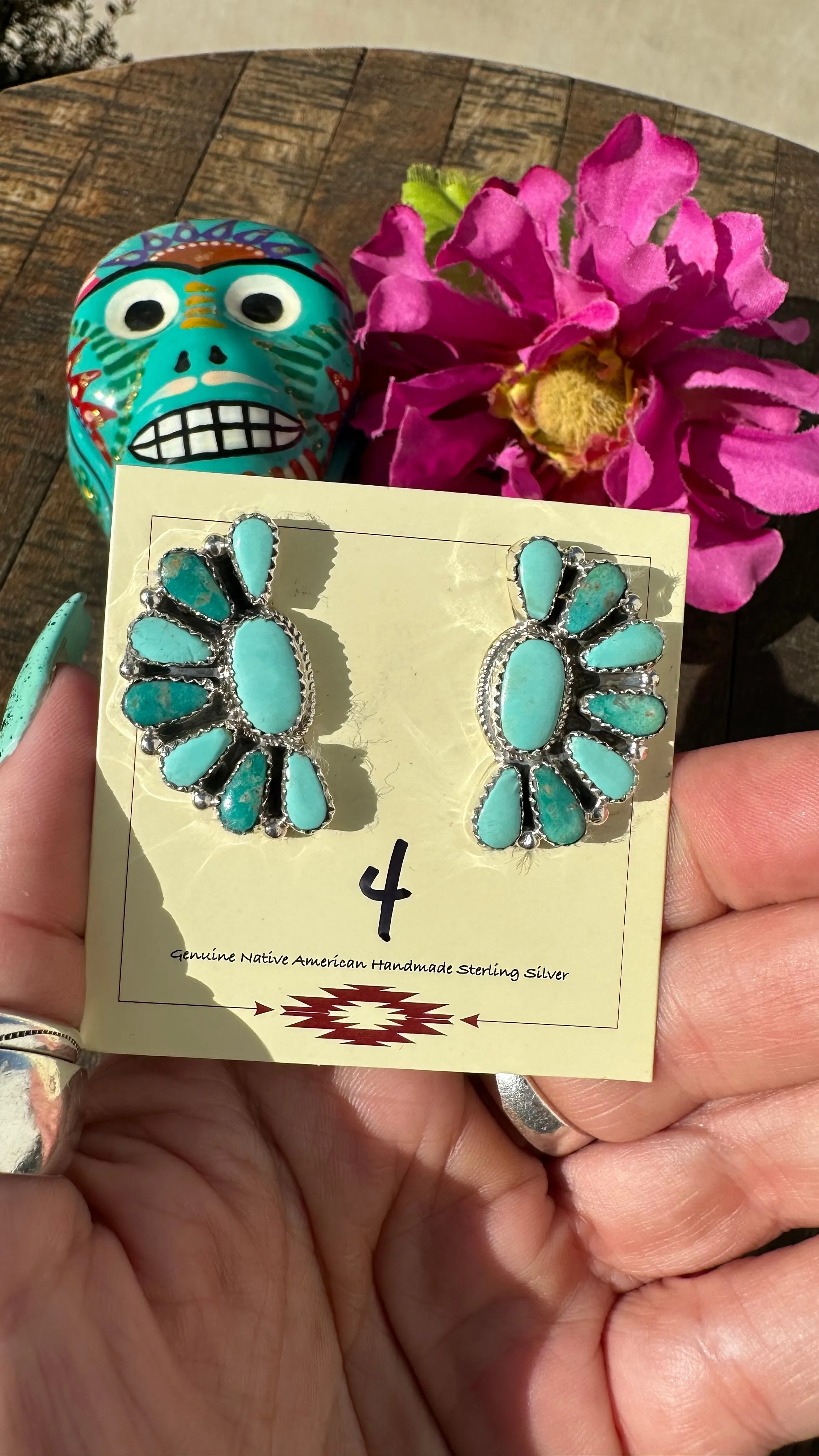 Half Cluster Earrings #4