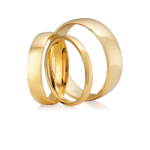 Half Round Wedding Ring