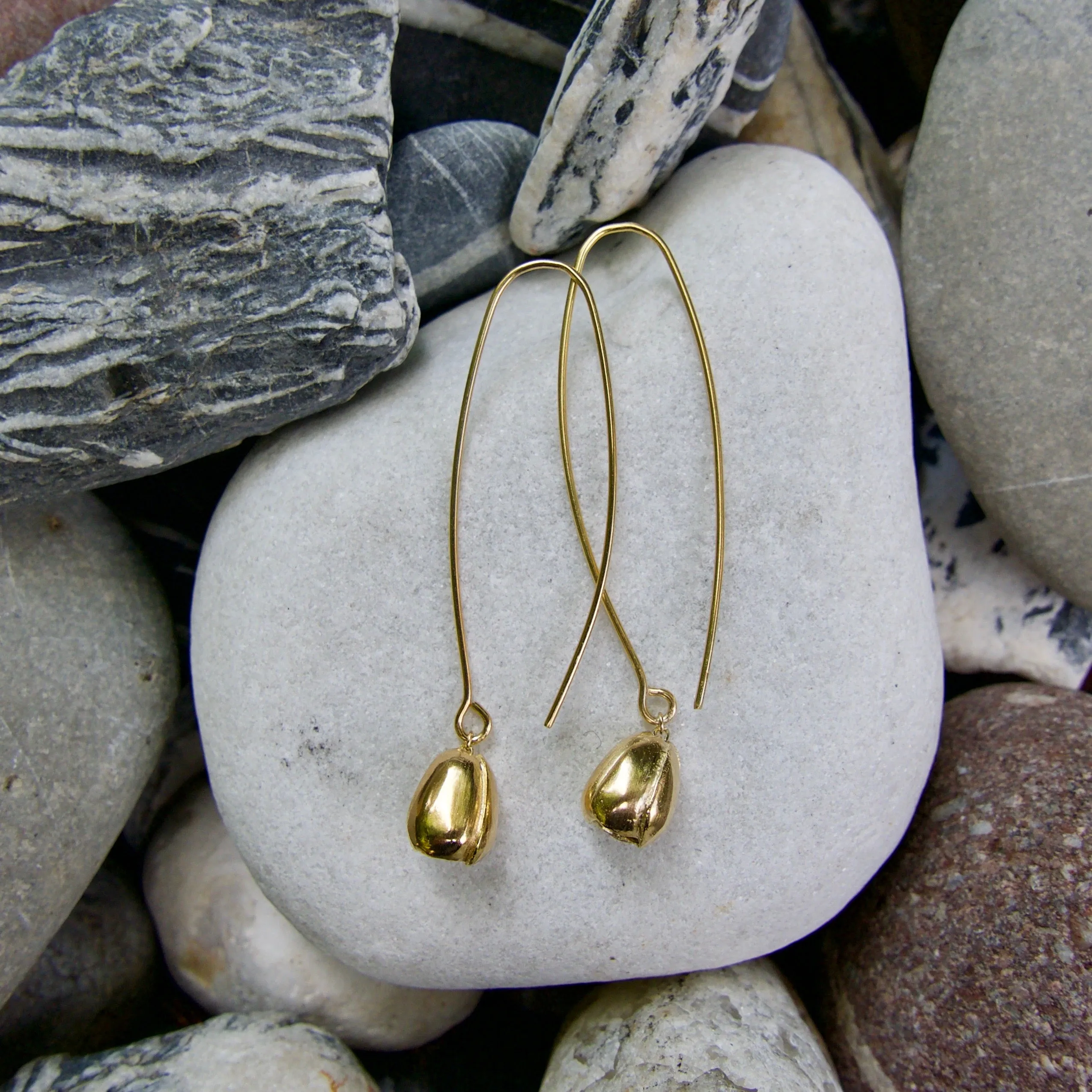 Heather Blossom Drop Earrings - Floral Jewellery