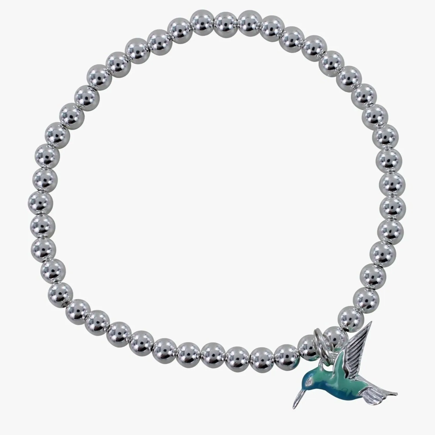 Hummingbird Sterling Silver Charm