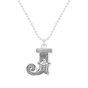 Letter J Necklace