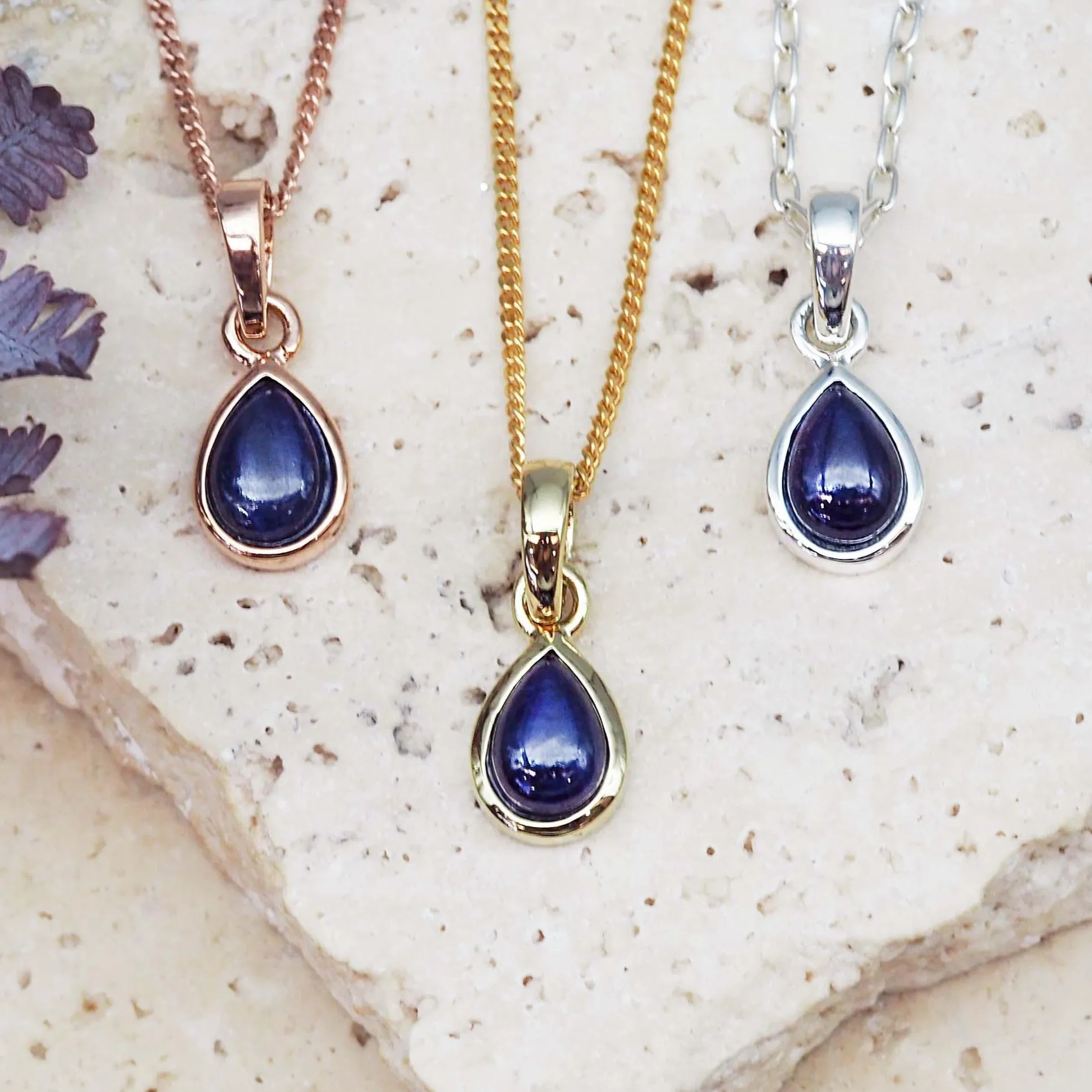 Libra Star Sign and September Birthstone Necklace