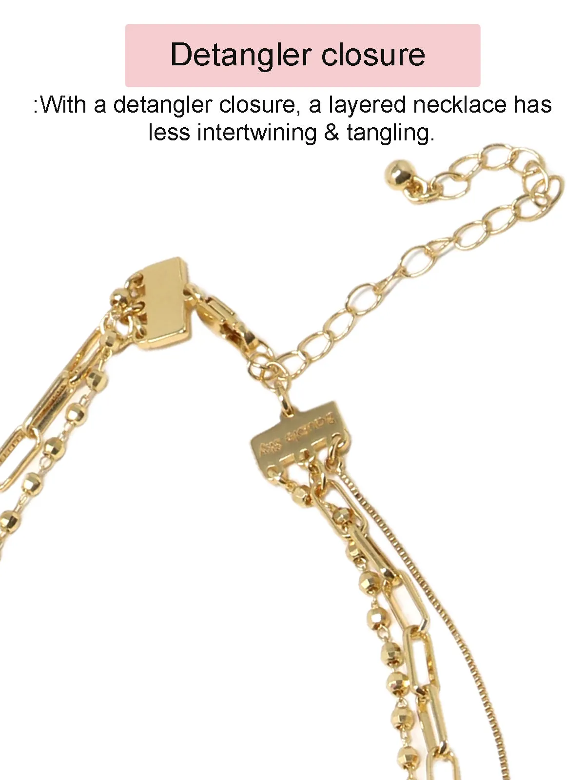 Lux Triple Layered Pendant Necklace
