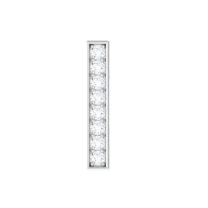 Minimalist Diamond Bar Earring for Helix Piercing