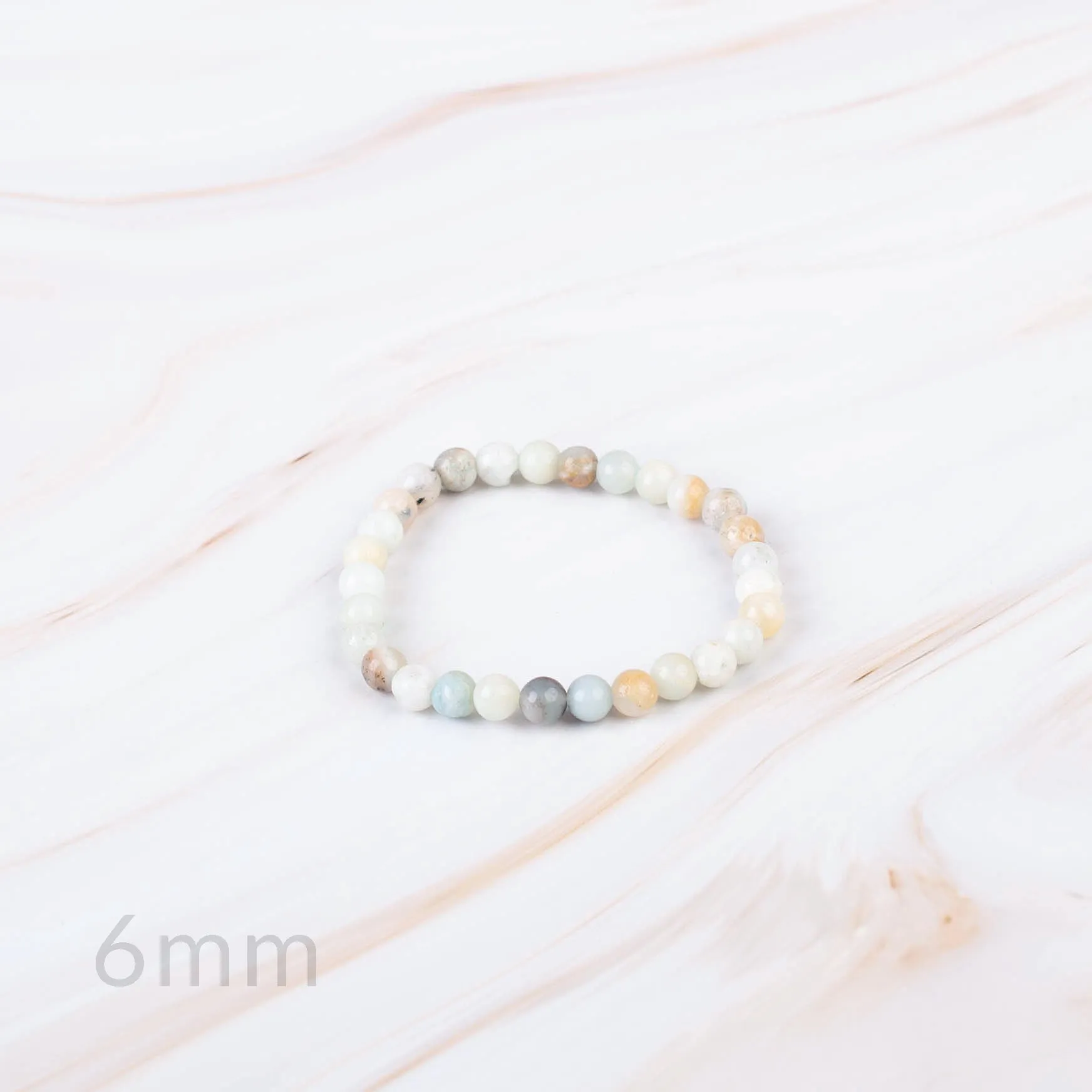 Multi-color Amazonite Beaded Bracelet