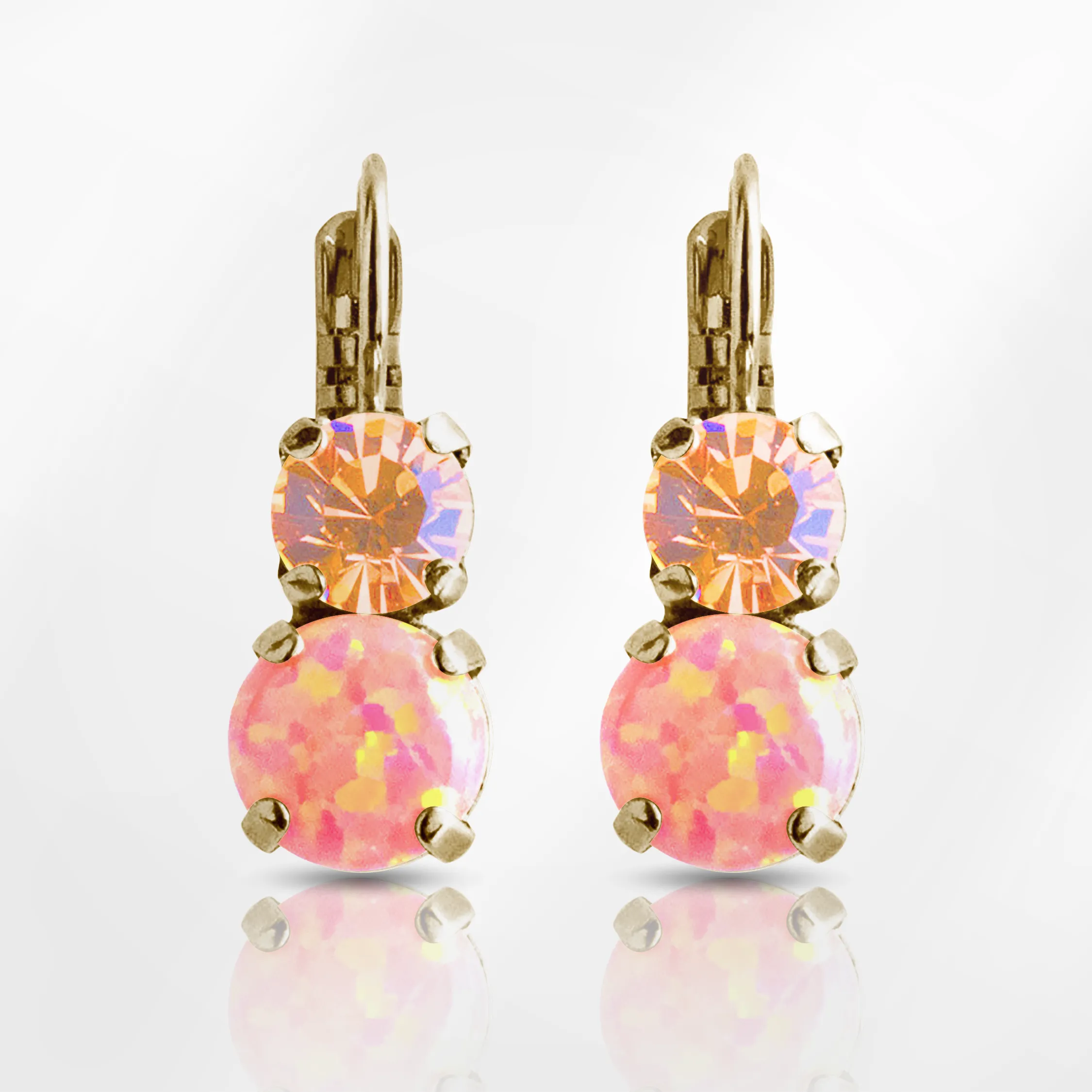 Must-Have Classic Two-Stone Leverback "Magic" Earrings