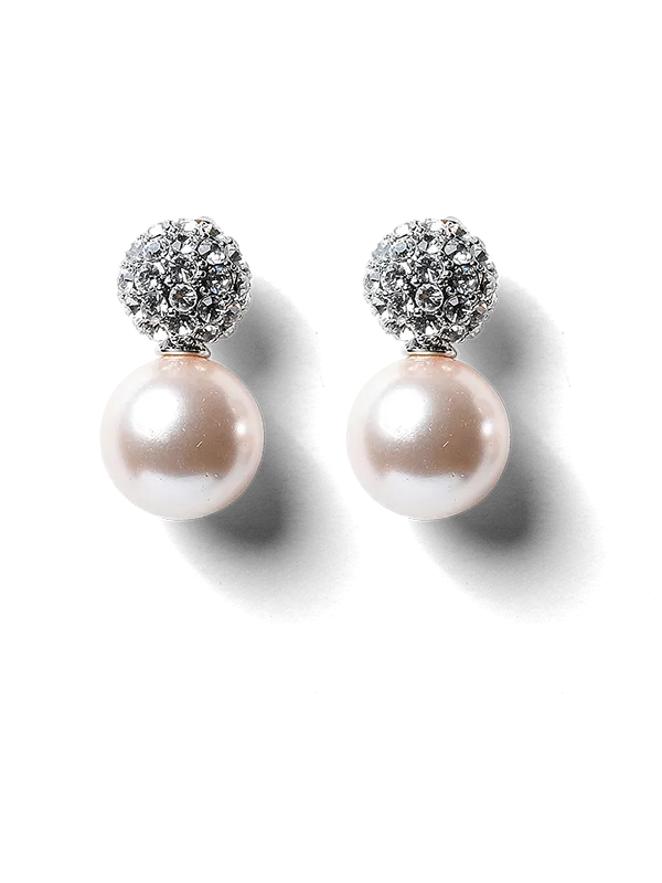 Orphia Pink Pearl Earrings