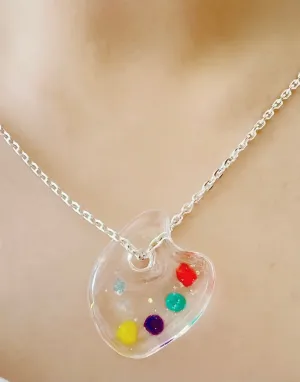 Paint board necklaces