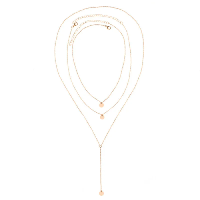 Paired With A Multi-tiered Sequined Lady Necklace