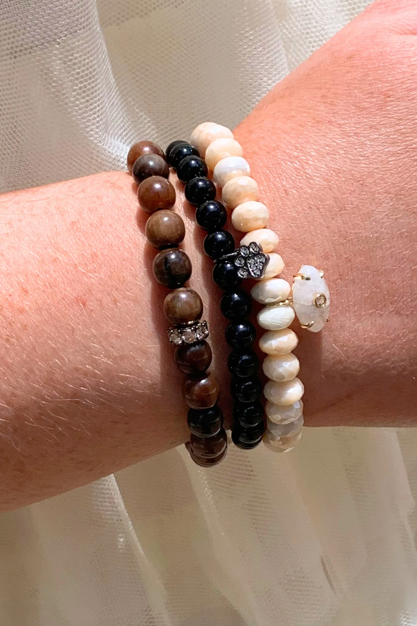 Paw Onyx Bracelet
