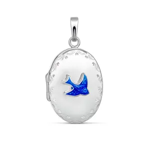 Prague Bluebird Locket