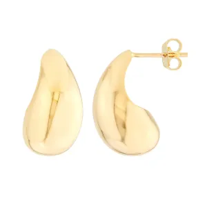 Puffy Teardrop Earrings
