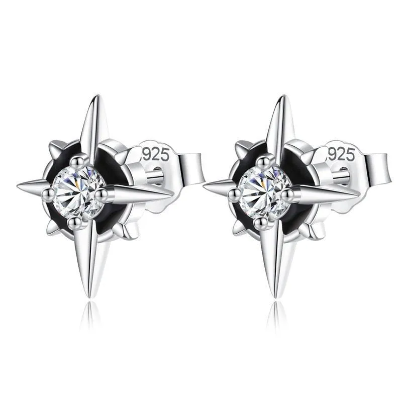 Punk Star Stud Earrings
