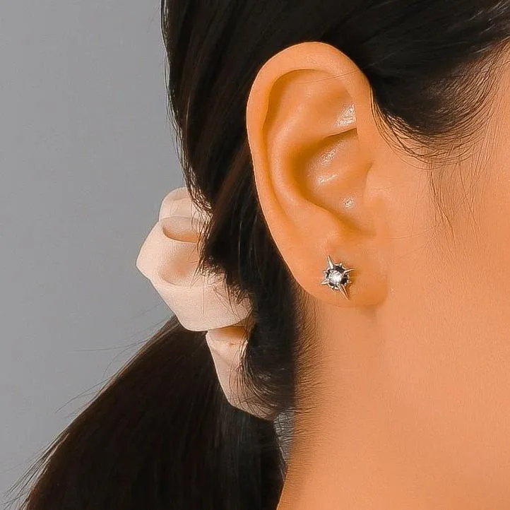 Punk Star Stud Earrings
