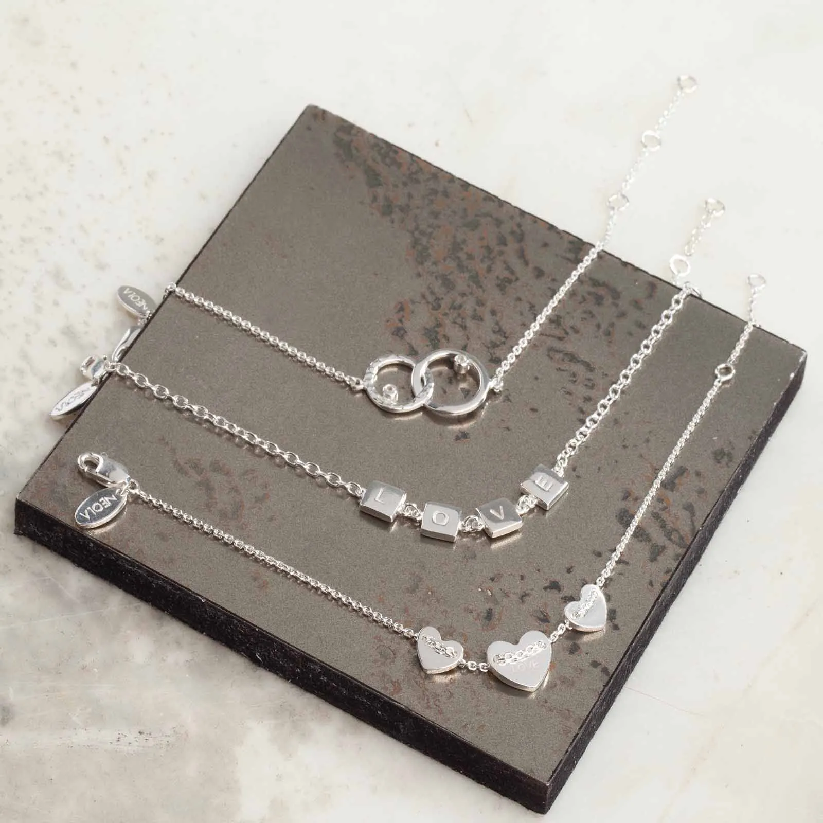 Silver Heart Bracelet