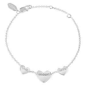 Silver Heart Bracelet