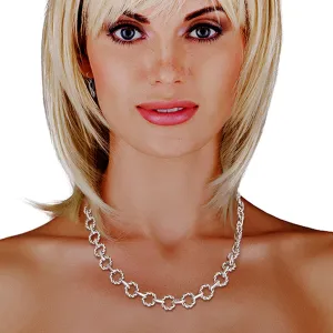 Silver Round Cable Link Chain Silver Round Cable Link Chain
