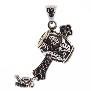 Sterling Silver Japanese Gavel Pendants