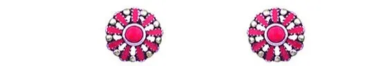 The Pinky Cluster Fashion Stud Earrings