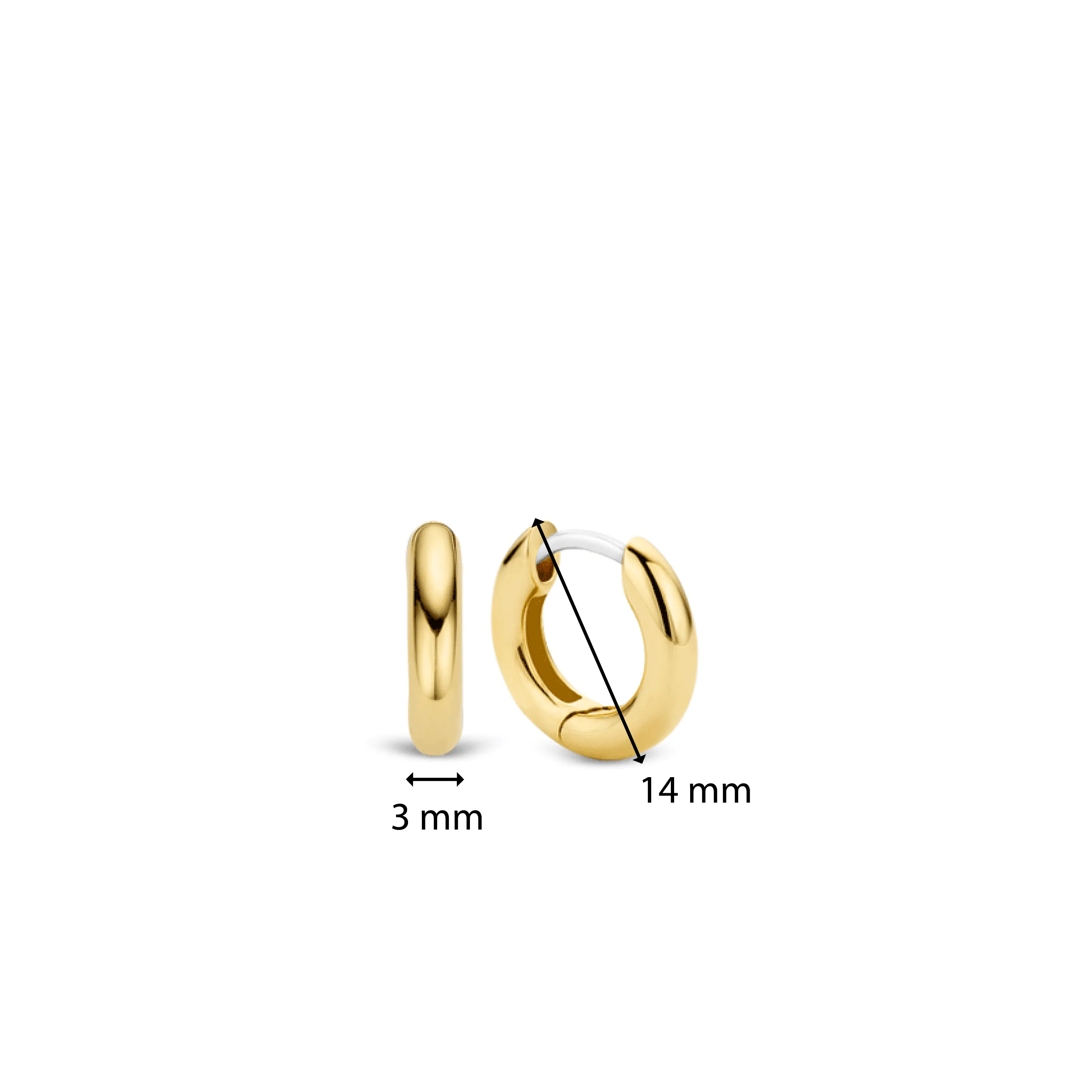 TI SENTO Small Hoops - 7210YS